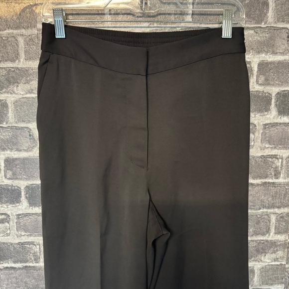 NEW Quince Stretch Crepe Classic Trouser Pants black pockets - Picture 3 of 14